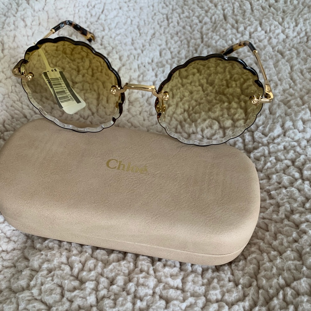 Brand new authentic Chloe sunglasses with case